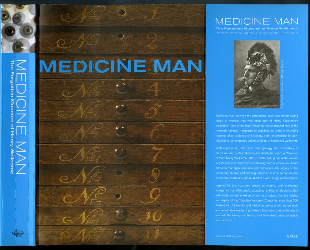 『MEDICINE MAN』 （2003年、The British Museum Press）表紙を広げたもの02
